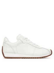 MICHAEL Michael Kors Sneakersy Rhodes 43F5RHFS5L Biały. Białe obuwie sportowe damskie MICHAEL Michael Kors, ze skóry, bez zapięcia. Za 609.99 zł.