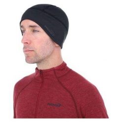 Czapka do biegania Inov-8 Running Beanie - black. Czarne czapki damskie Inov-8, bez wzorów. Za 65.99 zł.