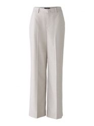 Oui Spodnie w kolorze szarobrązowym rozmiar: 40. Szare spodnie materiałowe damskie Oui, bez wzorów, z materiału. Za 134.53 zł.