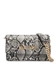 Just Cavalli Torebka 80RA5PD2 ZSD84 Szary. Szare torebki wieczorowe damskie Just Cavalli, bez wzorów, ze skóry, bez dodatków. Za 626.99 zł.