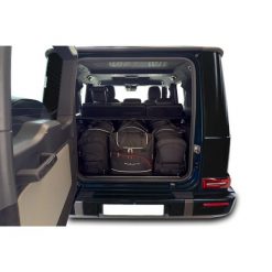 Torby Do Bagażnika Mercedes-Benz G 2018-2023 4Szt Kjust. Czarne torby podróżne KJUST, bez wzorów. Za 1,330.00 zł.