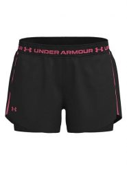 Under Armour Szorty funkcyjne 2w1 w kolorze czarnym rozmiar: XL. Czarne spodenki sportowe damskie Under Armour, xl, bez wzorów, outdoorowe. Za 89.99 zł.