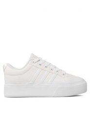 Adidas Sneakersy Bravada 2.0 IE2309 Biały. Białe obuwie sportowe damskie Adidas, z materiału, bez zapięcia. Za 269.99 zł.