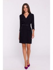 Stylove Sukienka w kolorze czarnym rozmiar: L. Czarne sukienki damskie Stylove, bez wzorów, z tkaniny, bez ramiączek. Za 221.15 zł.