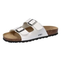 Buty klapki damskie CMP Eco Thalitha lekkie wygodne. Białe klapki damskie CMP, bez wzorów, z materiału, bez obcasa, bez zapięcia. Za 139.99 zł.