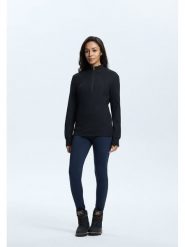 LUHTA Koszulka "Hailuoto" w kolorze czarnym rozmiar: M. Czarne koszulki damskie Luhta, m, bez wzorów, bez kołnierzyka, bez ramiączek. Za 143.56 zł.