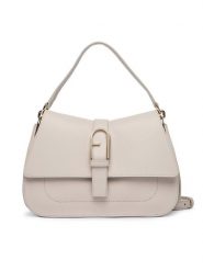 Furla Torebka Flow M WB00996 BX2045 BG 4556S Écru. Białe torebki klasyczne damskie Furla, ze skóry, bez dodatków. Za 1,859.00 zł.