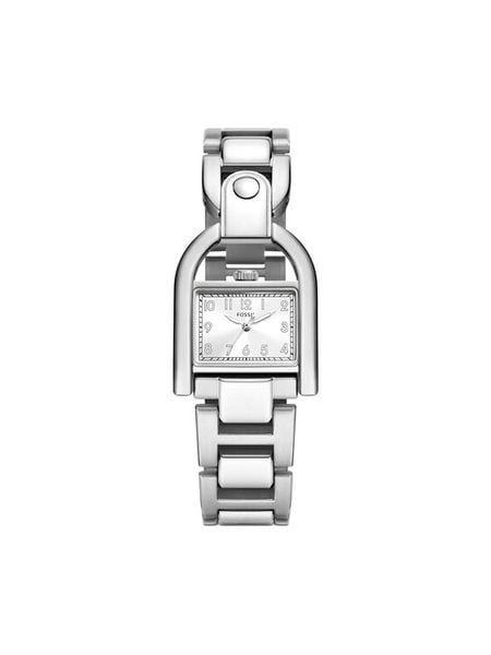 Fossil Zegarek Harwell ES5326 Srebrny. Szare, analogowe zegarki damskie Fossil, srebrne. Za 639.99 zł.