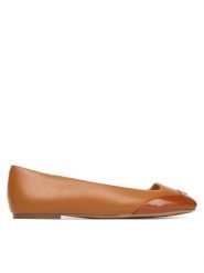 Liu Jo Baleriny Brigitte 03 SF5041 PX695 Brązowy. Brązowe balerinki damskie Liu Jo, bez wzorów, ze skóry. Za 539.99 zł.