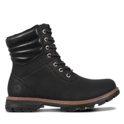 Trapery Luhta. Czarne trapery damskie Luhta, bez zapięcia. Za 449.99 zł.