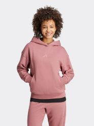 Adidas Bluza w kolorze jasnoróżowym rozmiar: L. Różowe bluzy damskie Adidas, l, bez wzorów, z bawełny, z kapturem. Za 189.29 zł.