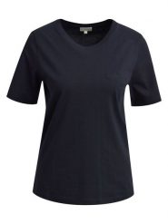 Milano Italy Koszulka w kolorze granatowym rozmiar: S. Niebieskie koszulki damskie Milano Italy, s, bez wzorów, z bawełny, bez kołnierzyka, bez ramiączek. Za 69.99 zł.