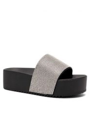 Clara Barson Klapki MALAIKA WS010801-01 Czarny. Czarne klapki damskie Clara Barson, bez wzorów, z syntetyku, bez obcasa, bez zapięcia. Za 49.99 zł.
