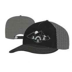 Czapka z daszkiem BUFF TRUCKER CAP EPM 2022. Czarne czapki z daszkiem damskie Buff, bez wzorów. W wyprzedaży za 89.93 zł.