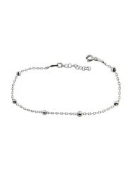 Miu Silver Srebrna bransoletka z elementami ozdobnymi rozmiar: onesize. Szare bransoletki damskie Miu Silver, srebrne. Za 56.99 zł.