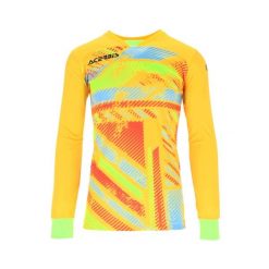 Koszulka bramkarska Acerbis Jersey. Żółte bluzki damskie ACERBIS, bez wzorów, z jersey, sportowe, bez kołnierzyka, bez ramiączek. W wyprzedaży za 185.00 zł.