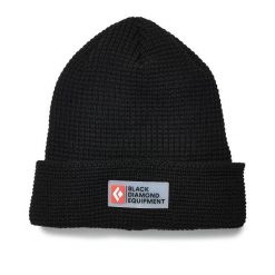 Czapka zimowa unisex Black Diamond Double Waffle Beanie. Czarne czapki damskie Black Diamond, na zimę, bez wzorów. Za 114.99 zł.