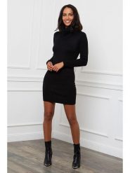 L'armoire de Suzette Sukienka dzianinowa w kolorze czarnym rozmiar: 34/36. Czarne sukienki damskie L'armoire de Suzette, bez wzorów, z dzianiny, klasyczne, bez ramiączek. Za 118.01 zł.