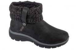 Buty zimowe damskie, Easy Going - Cozy Weather 2. Czarne obuwie trekkingowe damskie Skechers, z materiału, bez zapięcia. Za 349.99 zł.