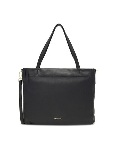 Lasocki Torebka MLS-J-023-05 Czarny. Czarne torebki klasyczne damskie Lasocki, z poliesteru, bez dodatków. Za 179.99 zł.