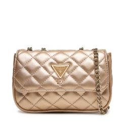 Torebka Guess. Żółte torebki klasyczne damskie Guess, bez dodatków. Za 269.99 zł.