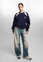 Bluza sportowa damska Prosto Speed bez kaptura. Niebieskie bluzy damskie Prosto., l, bez wzorów, z jeansu, bez kaptura. Za 179.99 zł.