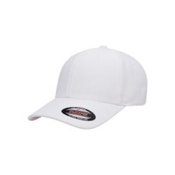 Czapka Flexfit Cool Dry Calocks Trikot. Białe czapki z daszkiem damskie FLEXFIT, bez wzorów, z materiału. Za 97.40 zł.