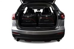 Torby Do Bagażnika Mazda Cx-9 2006-2012 5Szt Kjust. Czarne torby podróżne KJUST, bez wzorów, z kauczuku. Za 1,638.00 zł.