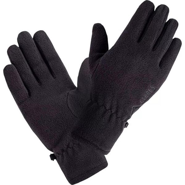 Rękawice polarowe uniseks Elbrus Naura. Czarne rękawiczki damskie ELBRUS, bez wzorów, z polaru. Za 68.64 zł.