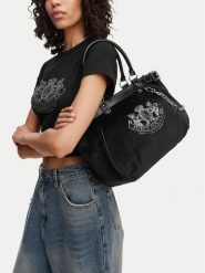 Juicy Couture Torebka CEO-BIJXT8987WZC. Czarny. Czarne kuferki damskie Juicy Couture, bez wzorów, z materiału, bez dodatków. Za 449.99 zł.