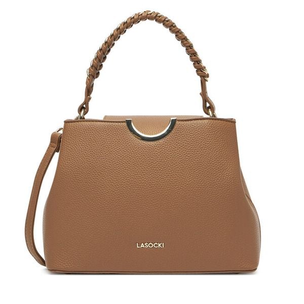 Torebka Lasocki. Brązowe torebki klasyczne damskie Lasocki, bez dodatków. Za 179.99 zł.