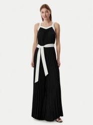 KARL LAGERFELD Kombinezon B2W13018 Czarny Regular Fit. Czarne sukienki damskie KARL LAGERFELD, bez wzorów, z syntetyku, bez ramiączek. Za 1,499.00 zł.