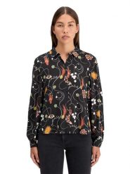 Scotch & Soda Bluzka w kolorze czarnym rozmiar: 38. Czarne bluzki damskie Scotch & Soda, bez wzorów, z wiskozy, bez kołnierzyka, bez ramiączek. Za 140.86 zł.