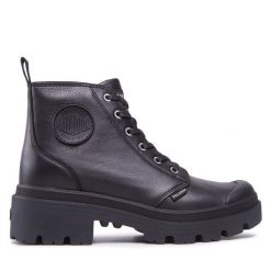 Trapery Palladium. Czarne trapery damskie Palladium, bez zapięcia. Za 639.99 zł.