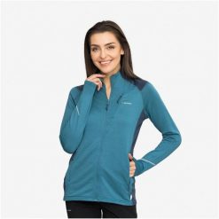 Bluza damska VIKING Birger Lady rozpinana. Niebieskie bluzy damskie Viking, l, bez wzorów, z bawełny, bez kaptura. Za 319.90 zł.