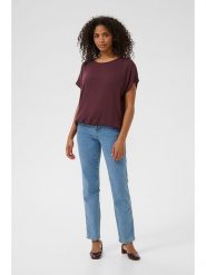 Kaffe Bluzka w kolorze bordowym rozmiar: 38. Czerwone bluzki damskie Kaffe, bez wzorów, z wiskozy, bez kołnierzyka, bez ramiączek. Za 69.75 zł.