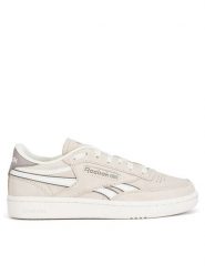 Reebok Sneakersy Club C Revenge 100201411 Beżowy. Brązowe obuwie sportowe damskie Reebok, ze skóry, bez zapięcia. Za 279.00 zł.
