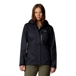 Columbia Kurtka Pouring Adventure Iii 2117191010. Czarne kurtki damskie Columbia, bez wzorów, bez kaptura. Za 356.99 zł.