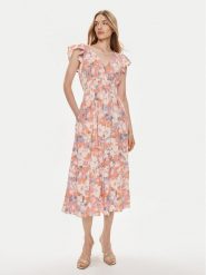 Gap Sukienka letnia 862390-01 Pomarańczowy Regular Fit. Brązowe sukienki damskie GAP, bez wzorów, z wiskozy, bez ramiączek. Za 189.99 zł.