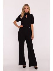 Stylove Kombinezon w kolorze czarnym rozmiar: M. Czarne kombinezony damskie Stylove, m, bez wzorów, bez kołnierzyka, bez ramiączek. Za 294.95 zł.