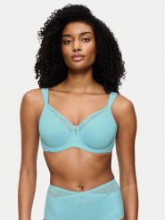 Triumph Biustonosz z fiszbiną True Shape Sensation 10218201 Niebieski. Niebieskie biustonosze Triumph, bez wzorów, z syntetyku. Za 93.50 zł.