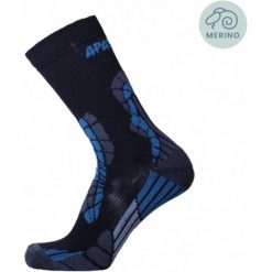 Skarpety turystyczne Outdoor - Castor - Skarpety sportowe. Niebieskie skarpetki damskie APASOX, bez wzorów. Za 86.95 zł.