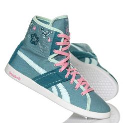 Buty damskie sportowe Reebok TOP DOWN TEXTIL. Białe obuwie sportowe casual damskie Reebok, trekkingowe. W wyprzedaży za 49.00 zł.