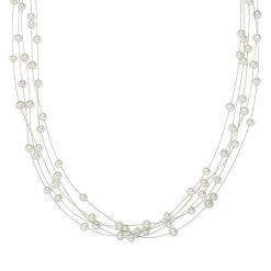 Valero Pearls Naszyjnik z pereł srebro wysokiej próby Perła hodowlana słodkowodna srebrny Naszyjniki 1 ct Damski. Szare naszyjniki damskie Valero Pearls, z perłą, srebrne. Za 288.99 zł.