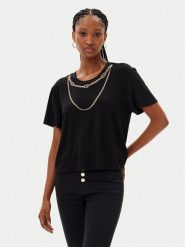 MET T-Shirt M10 262TP Czarny Regular Fit. Czarne t-shirty damskie MET, l, bez wzorów, z wiskozy, bez kołnierzyka. Za 179.99 zł.