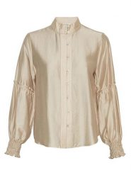 MOSS COPENHAGEN Koszula "Kitlyn Romina" w kolorze złotym rozmiar: S. Zielone koszule damskie Moss Copenhagen, s, bez wzorów, bez kołnierzyka, bez ramiączek. Za 100.99 zł.