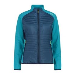 Damska kurtka puchowa CMP. Niebieskie kurtki damskie CMP, s, bez wzorów, z puchu, bez kaptura. Za 388.95 zł.