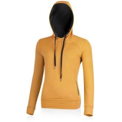 Damska bluza merino WESIA. Żółte bluzy damskie LASTING, l, bez wzorów, z dzianiny, bez kaptura. Za 907.55 zł.