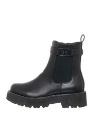 Patrizia Pepe Botki w kolorze czarnym rozmiar: 35. Czarne botki damskie Patrizia Pepe, bez obcasa, bez zapięcia. Za 448.99 zł.