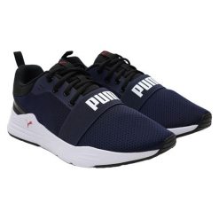 Przewodowe Buty Do Biegania Dla Dorosłych Unisex. Niebieskie obuwie sportowe damskie Puma, bez zapięcia. Za 286.99 zł.